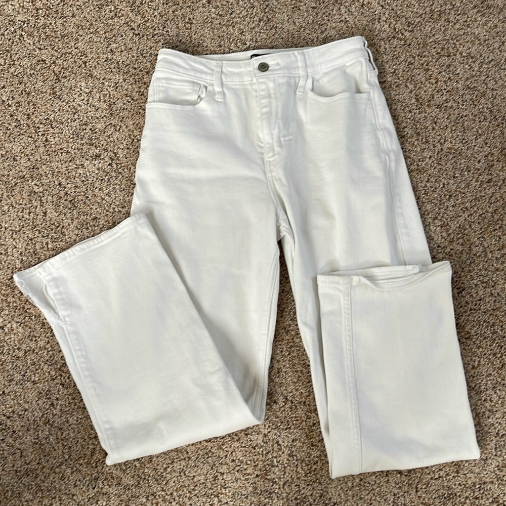 Hollister White Jeans - Ultra High Rise Dad Jean